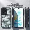 Чехол Full-Coverage с камуфляжным рисунком и ремешком от потери для Honor 200 Lite