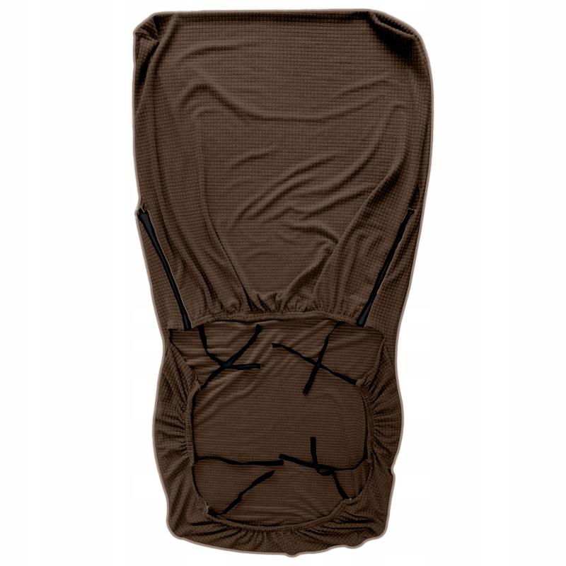 Finka Armchair Cover, Finnish Brown Jacquard