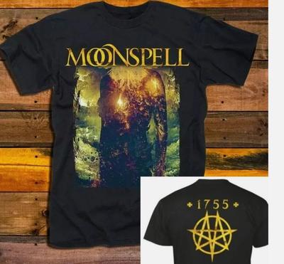 MOONSPELL 1755 Тур Хлопковая футболка