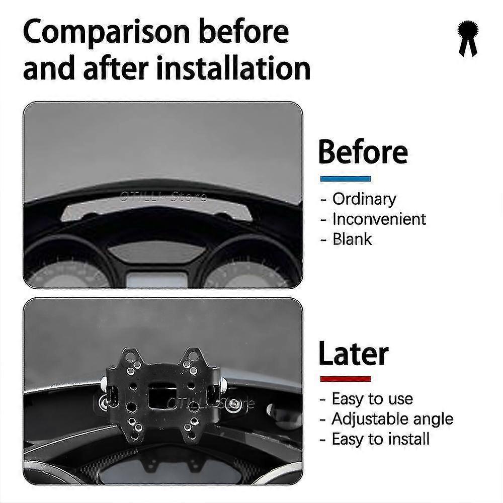 For K 1200 1300 Gt Motorcycle Phone Navigation Gps Bracket Support Adapt Holder For Bmw K1300gt K1200gt 2006 - Windshield Mount