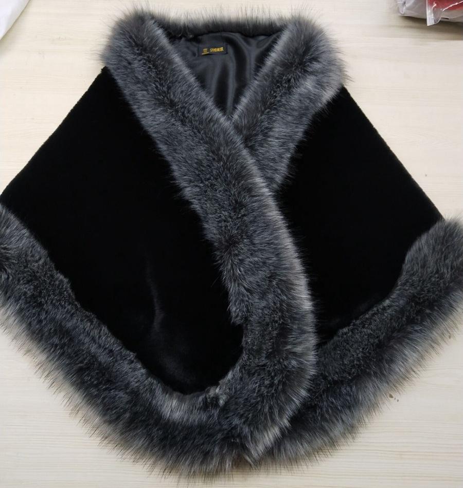 Зимняя куртка с капюшоном, пальто из искусственного меха, женская шаль, вечернее платье, накидки из меха, большие наплечники, тонкая женская искусственная накидка