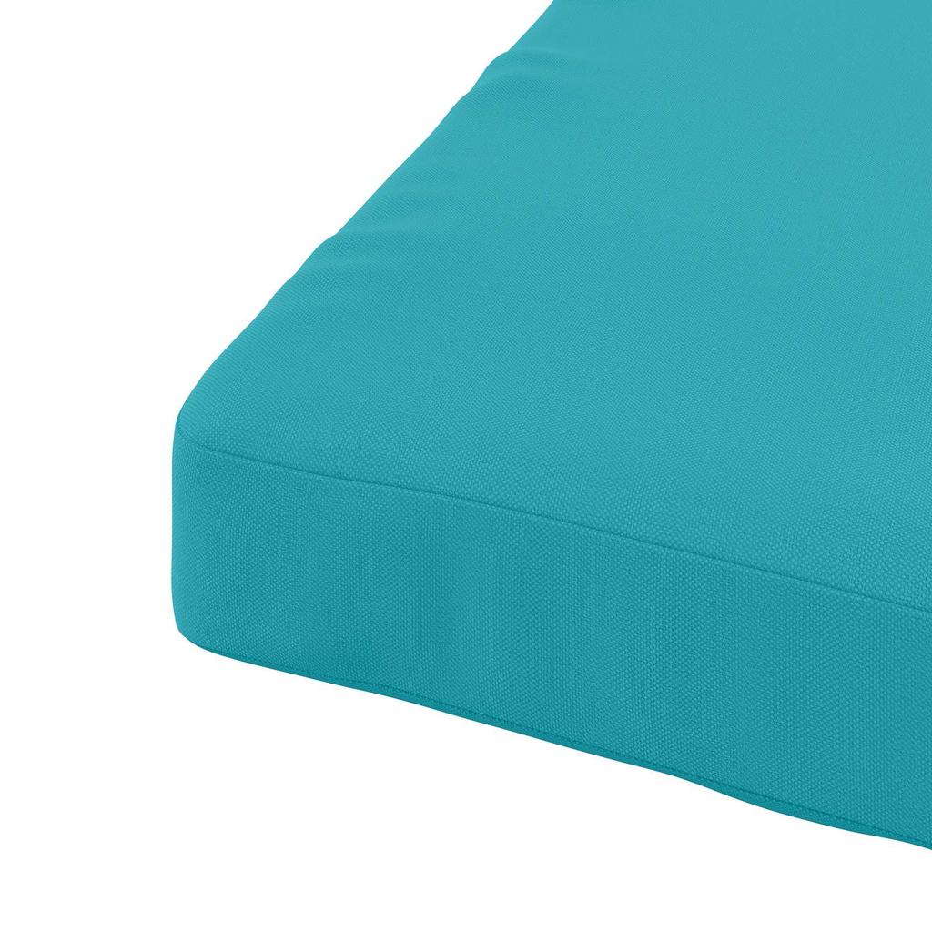 1 piece seat cushion SOEST 100percent polyester turquoise