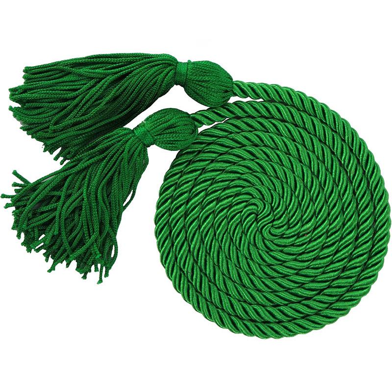 170CM Graduation Honor Cord Double Fringe Tassels Long Rope for Academic Ceremony Student Outfit Party Accessory
