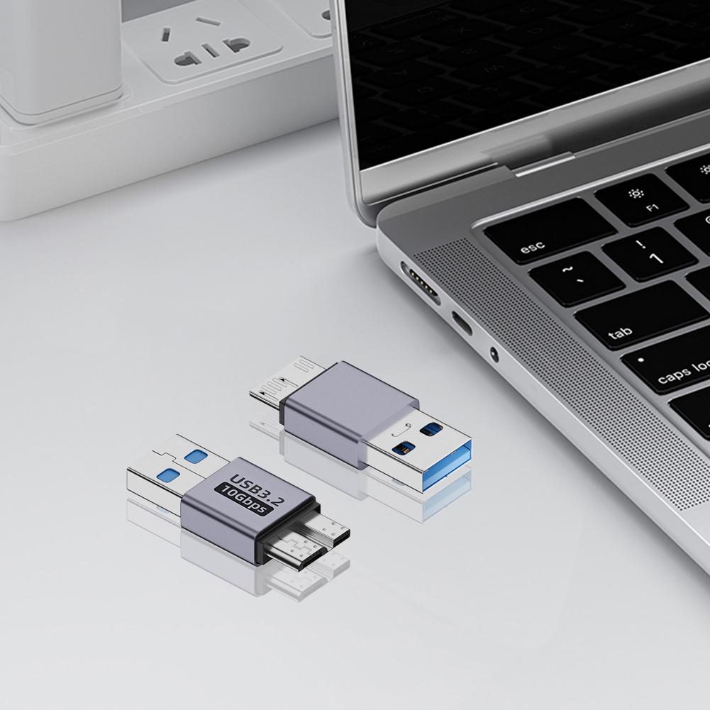 USB-A/Type-C на Micro B Адаптер для передачи данных 7,5 Вт Портативный Конвертер USB3.1 Gen2 10 Гбит/с для кабеля жесткого диска Мобильного телефона