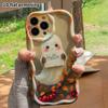 Чехол для телефона: 2D плоский, подходит для защитного чехла iPhone 18 17 16 15 14 13 12 Pro, украшение для телефона, для хранения карточек Hello, подарок на Хэллоуин и Рождество