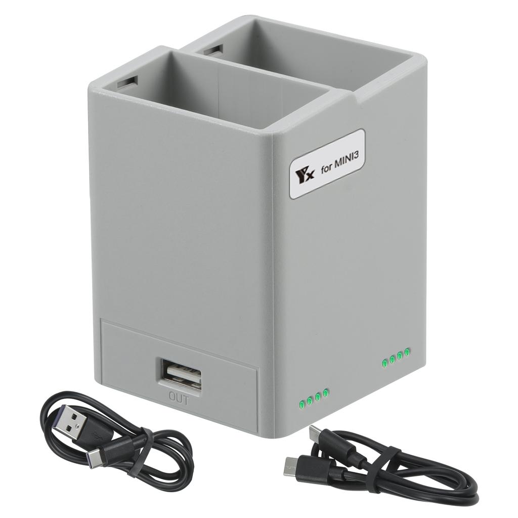 Зарядное устройство для аккумуляторов Mini 4 Pro для DJI Mini 4 Pro Mini 3 Pro Аксессуары Серия Двусторонний зарядный хаб Двойная зарядка аккумуляторов