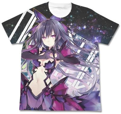 Cospa Date A Live Оригинальная версия Перевернутая Тока Ятогами Полная графика БЕЛАЯ футболка размера S из хлопка