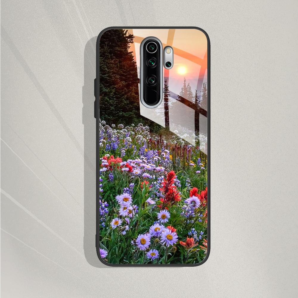 Для Xiaomi Redmi Note 8 Pro Чехол Закаленное Стекло Узор Силиконовый Чехол Чехлы Для Телефона Для Redmi Note 8 Note8 Note 8T 8 t Fundas