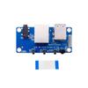 For Orange Pi  2W Expansion Board USB 2.0  2  Video Mic  Receiver  Interface HAT Development Board
