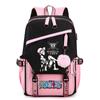 Anime One Piece Printed College Backpack for Boy Girl Back To School Large Capacity Knapsack Daily Bookbag for Men Women Travel Bag Mochila Rucksack