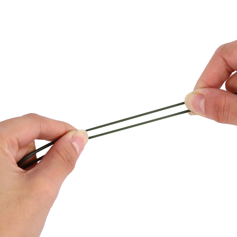 Набор из 3 шт. Карповая рыбалка Силиконовые поводки Трубка Рукав Имитация лески Снасти 1 метр