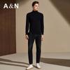 Antonio Men's 100% Cashmere High-Neck Pullover Sweater
