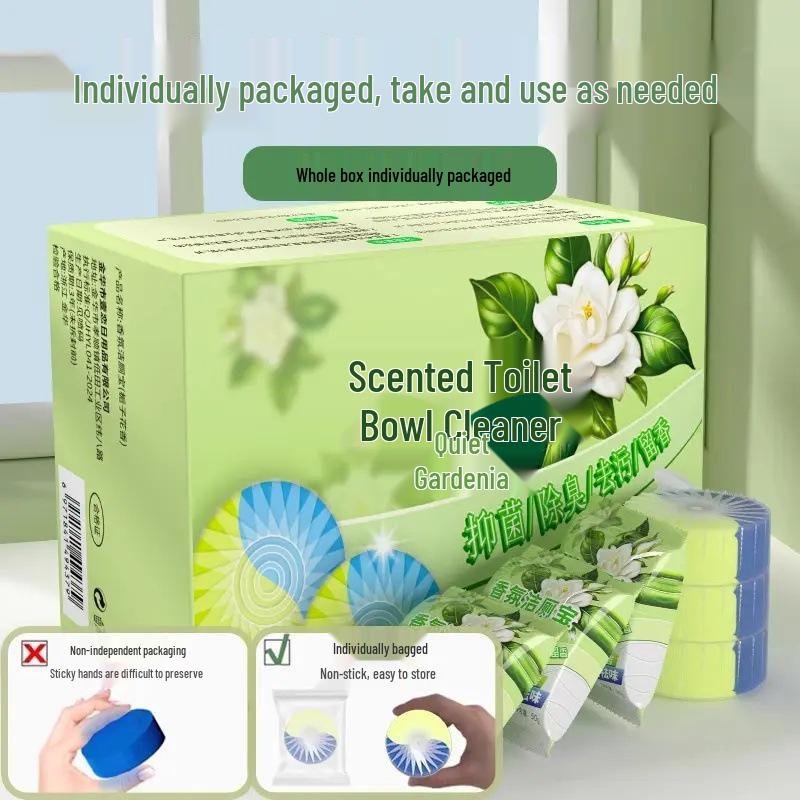 Средство для чистки унитаза: Блоки Ling - Мощное удаление накипи и дезодорация с длительным ароматом (20 шт.)