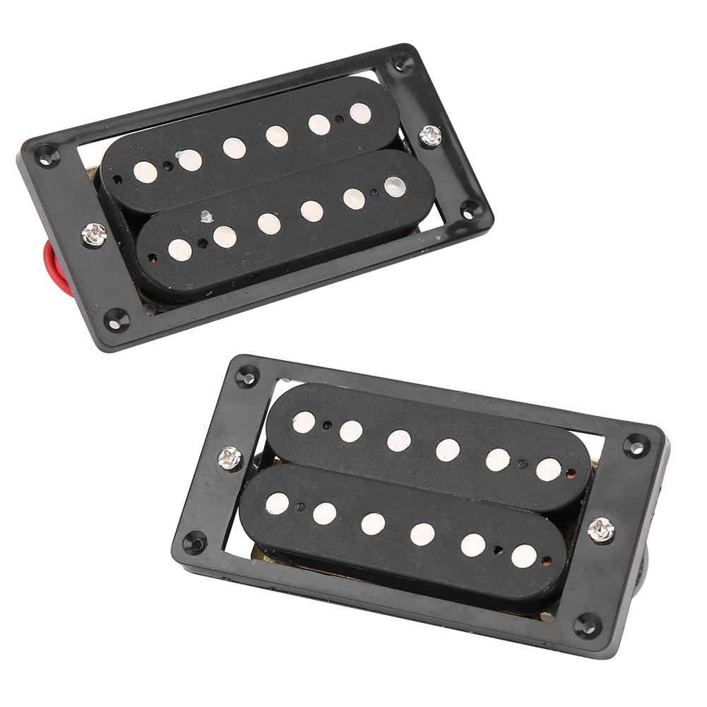 Электрогитарный звукосниматель для STSQ Dual Coil Black Frame Аксессуары для музыкальных инструментов
