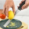 Stainless Steel Lemon Zester Cheese Grater Kitchen Tool for Parmesan Ginger Garlic Nutmeg Citrus Chocolate Ergonomic Handle Onion Fruit Sharp Shredder