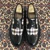 Joenshoe Heymarken Classic Check Wingtip Work Boots Black