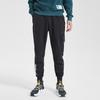 Баскетбольная серия Li Ning Badfive, однотонные повседневные спортивные брюки с манжетами и надписью, мужские брюки, стандартные, черные AKLQ507-2