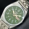 Автоматические винтажные отреставрированные часы Seiko 5 6309A, Япония, мужские, зеленые, a441711-1