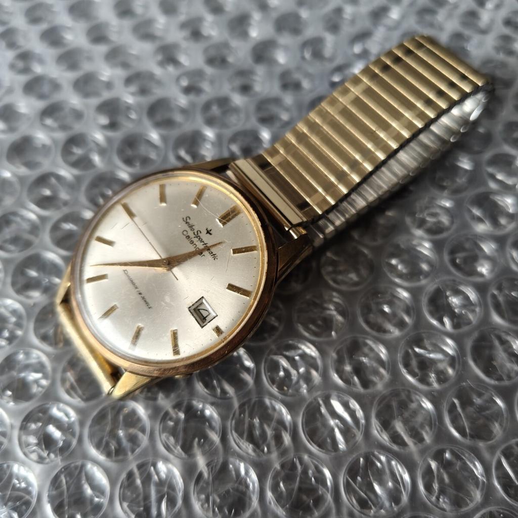 SEIKO Sportsmatic Calendar Антикварные Винтажные Автоматические Часы [Рабочее Состояние] Часы, Мужские (Код управления K26H)