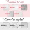 40 Pack Self-Adhesive Ceiling Hooks for Hanging, Removable Small Disc Sticker Hanger Transparent Ceiling Discs with Metal Hook for Christams Wedding