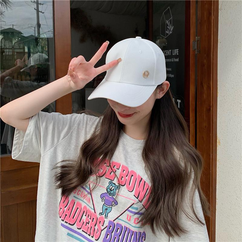 New peaked cap women's baseball cap ins trendy brand couple versatile niche spring and autumn fashion Internet celebrity