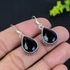 Серьги ручной работы из стерлингового серебра 925 пробы с натуральной черной шпинелью 1,50 дюйма b7L12