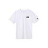 Solid Color Crew Neck Short Sleeve T-Shirt Unisex Tops White 152328107-1