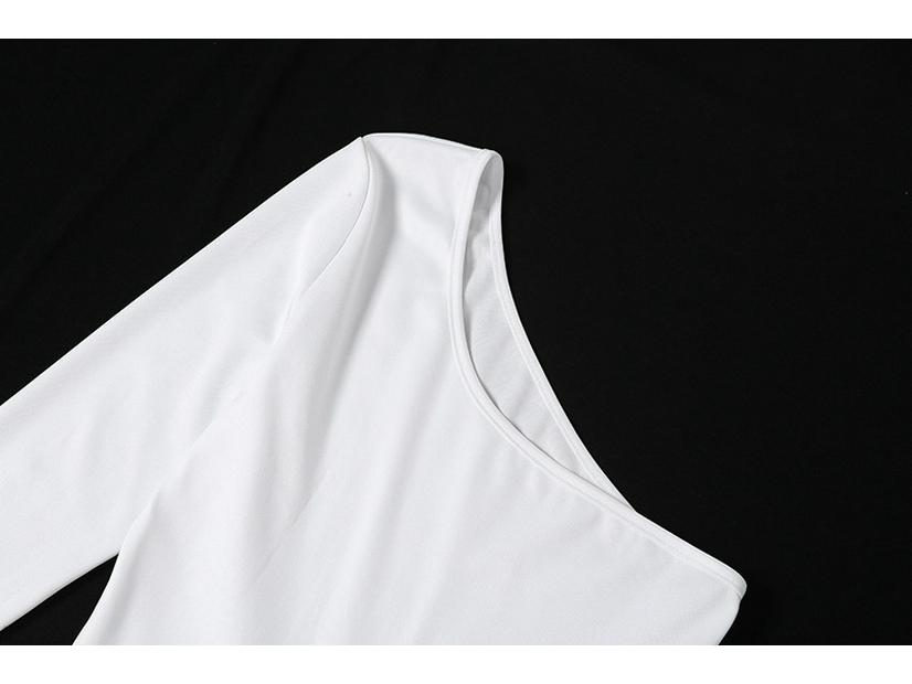 Женский комбинезон на одно плечо с сетчатыми вставками, осень 2021