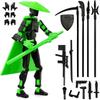 3D Printed Articulated Figure Wuxia Travel Series Multi-Joint Flexible Desktop Decor Lucky Doll