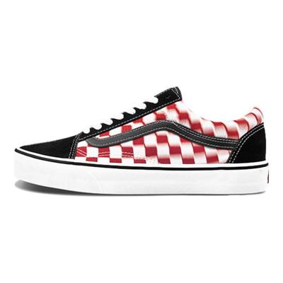 Кеды Vans Old Skool в красно-белую клетку VN0A4U3B17Z