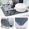 1PCKitchen Draining Mat Silicone Heat Insulation Mat Countertop Stove Mat Anti-scald Mat Tableware Dish Drying Mat