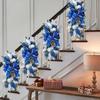 Christmas Front Door Garland Outdoor Decoration Holiday Welcome Garland Decoration Christmas Wreath