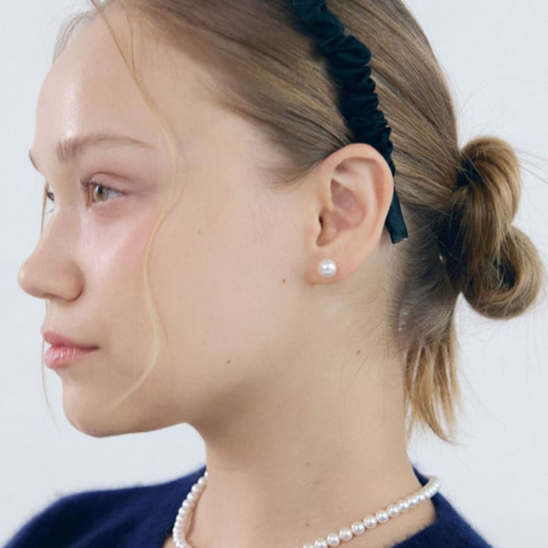 НУОЙ Волнистая тканевая повязка для волос