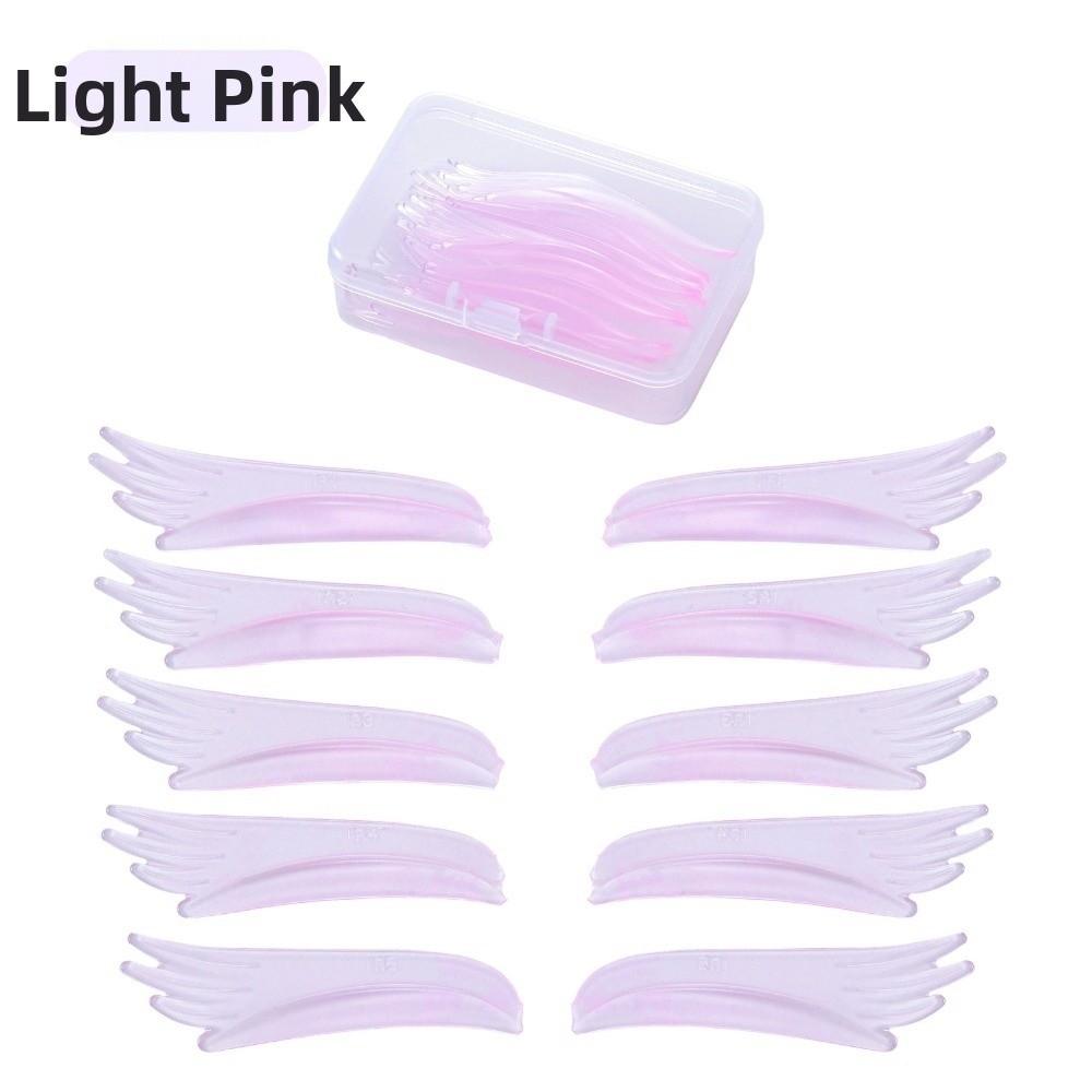 5 Pairs Ultra Thin Eyelash Perm Curler Silicone Eyelash Curling Tools Makeup Tool