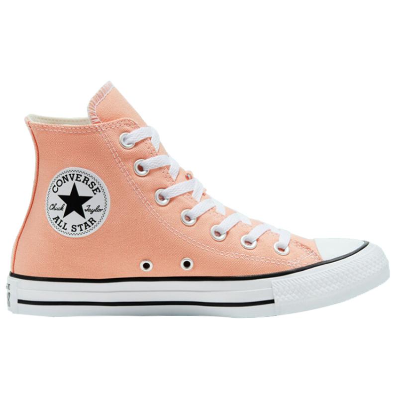 Converse Chuck Taylor All Star High Top Orange Comfortable and Fashionable High-top Canvas Shoes for Men and Women In Orange