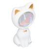 Sunset Projection Lamp Cute White Cat 360 Degrees  Rotation USB Charging Wide Application Sunlight Lamp for