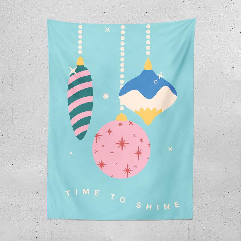 Трансграничная Рождественская елка Гобелен Amazon Рождественская вечеринка Креативный фон Ткань