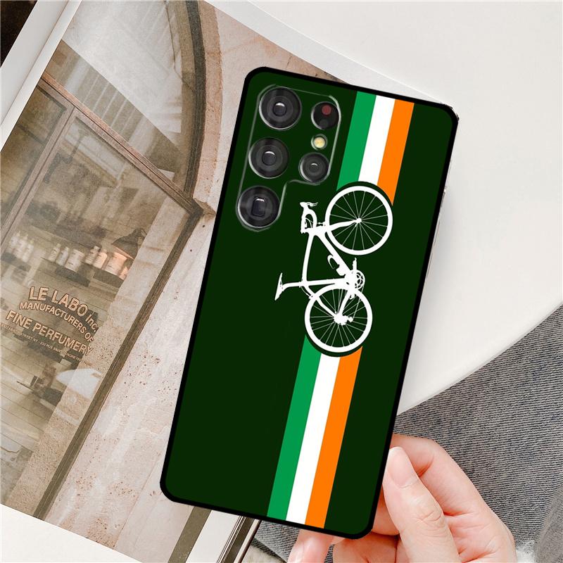 Bike Cycling Art Phone Case For Samsung Galaxy S25 Ultra S9 S10 S20 S22 S21 Plus S23 FE S24 Ultra Full Cover