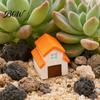 Micro Landscape Decoration Miniature House Figurine, Mini Ornament for Landscape, Small Fairy Garden Accessories Doll Planter Pot Potted Plant