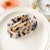 Headwear Acetic Acid Hair Clip Hair Accessories Acetate Barrettes Retro Leopard Hair Claw  Party
