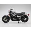 Aoshima Bunka Kyozai (AOSHIMA) Skynet 1/12 Scale Complete Motorcycle Yamaha Vmax New Silver Dust