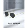 26 Metal-framed sunglasses, suitable for both men and women, offering UV protection
