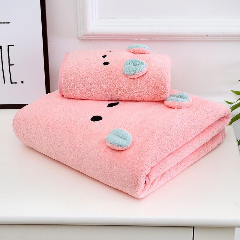 2 шт. банные полотенца из чистого хлопка, банные полотенца для взрослых, впитывающие и не оставляющие ворса банные полотенца, женские банные полотенца, бытовые полотенца, приятные для кожи и мягкие