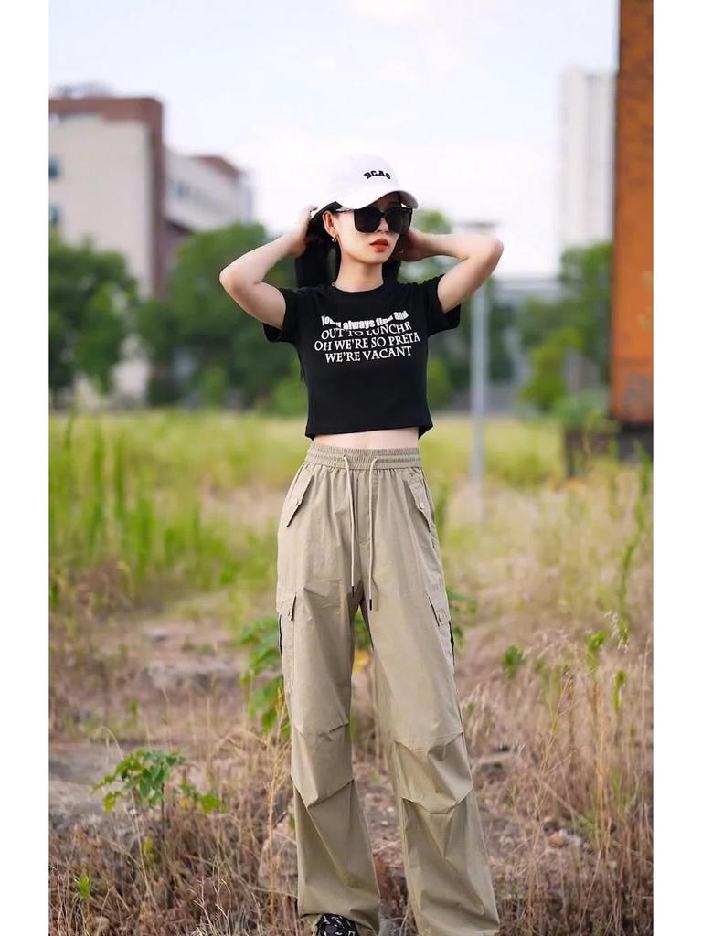 Женские спортивные брюки Woodpecker быстросохнущие свободного кроя - Утягивающие, дышащие, для весны и осени