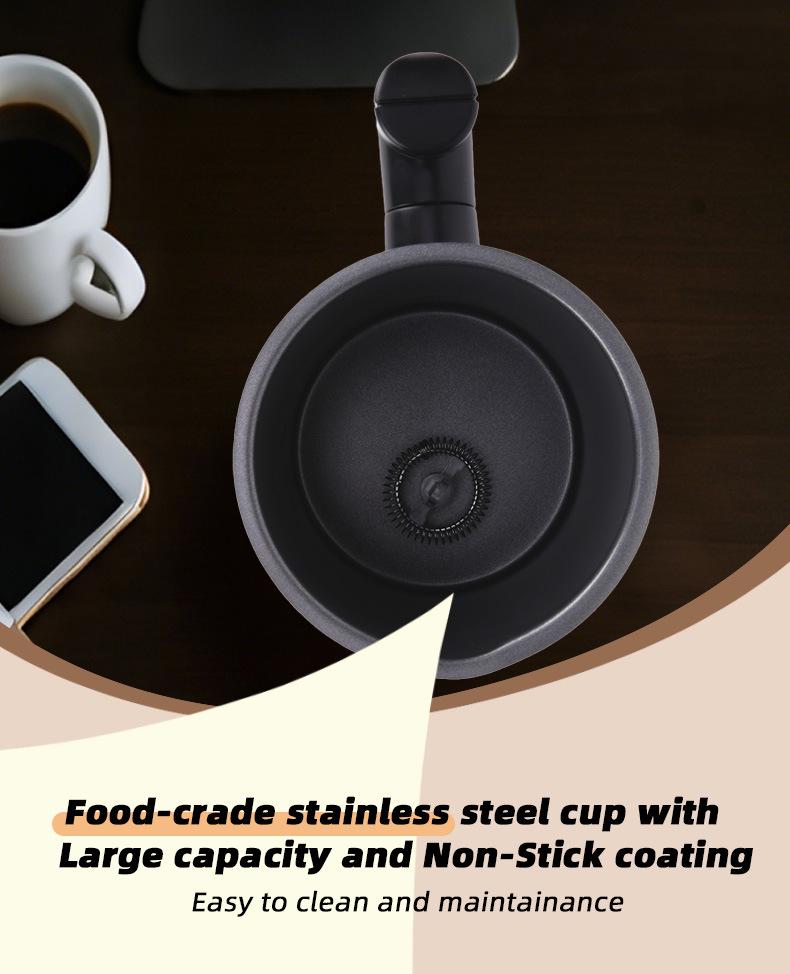 Полностью автоматический вспениватель молока: Многофункциональная электрическая машина для горячих и холодных латте и кофейной пены