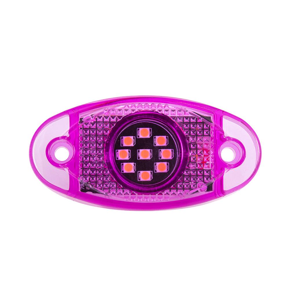12-24V 9 LED Боковой габаритный фонарь для грузовика Многоцветный Водонепроницаемый Габаритный фонарь для автомобиля Прицеп Автобус Фургон Сигнальный Маркер Лампа