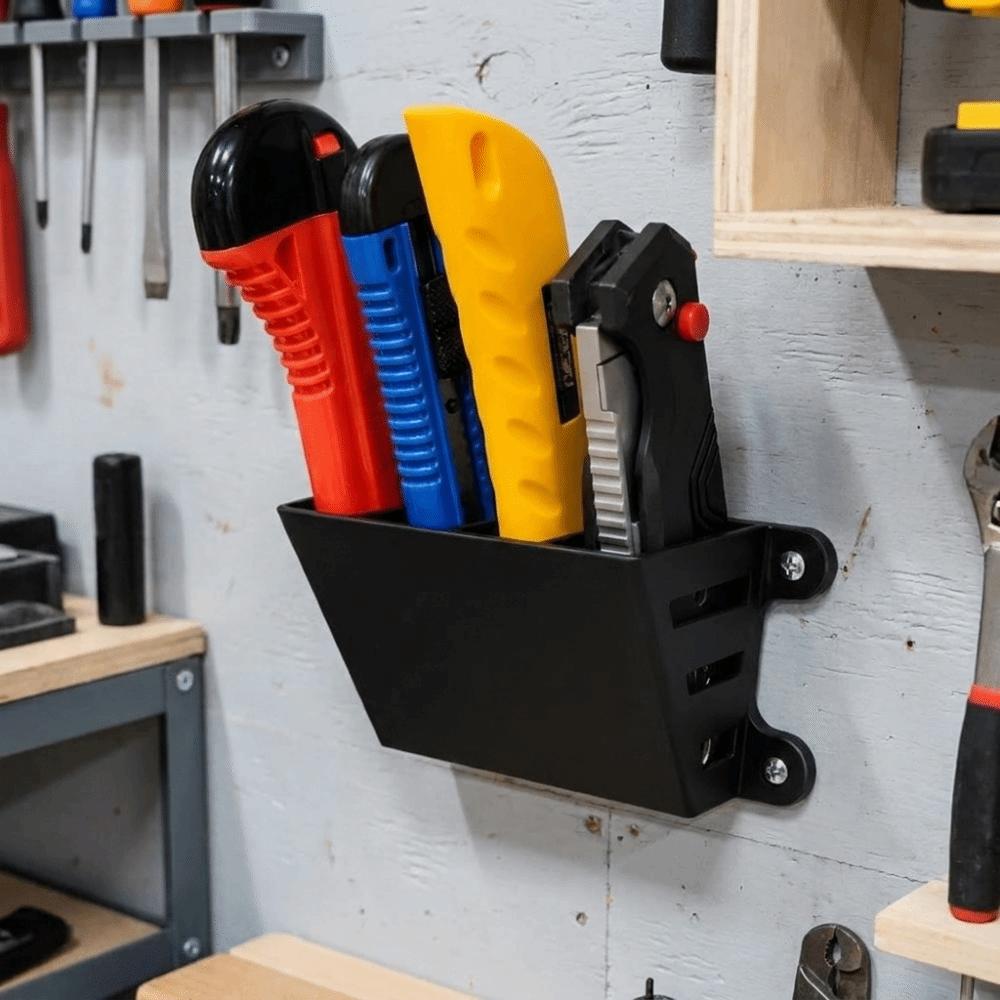 Plastic Workbench Wall Supply Holder 3D Printed Utility Storage Organizer DIY Work Station