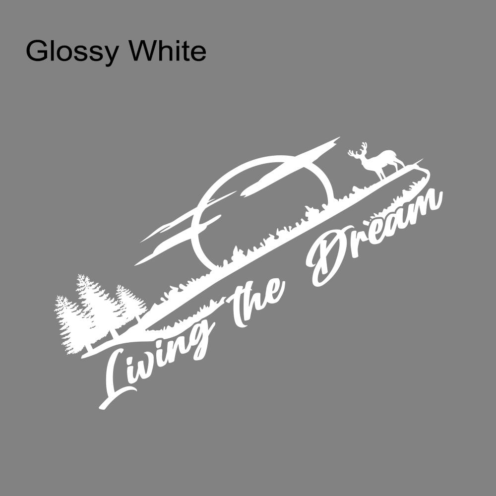 Наклейка на заднюю дверь автомобиля для Fiat Scudo, аксессуары для тюнинга Camper Van Living The Dream, графика, винил