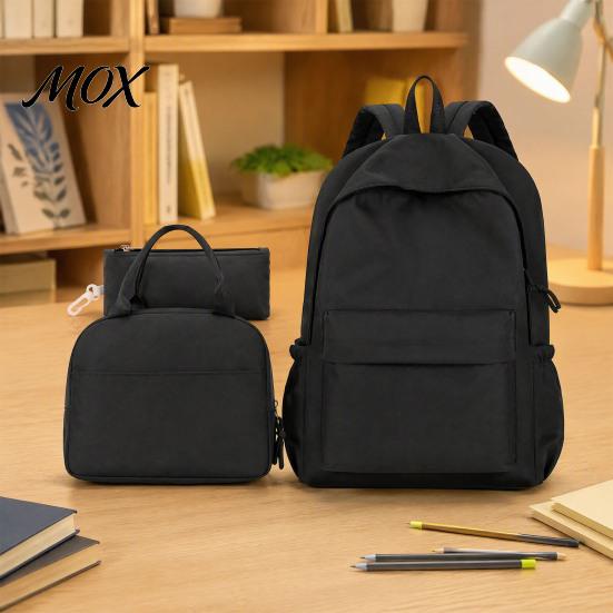 Stationery Case for School Supplies 1 Set Backpack Lunch Bag Pencil Case, Oxford Cloth Student Bookbag Backpack, Unisex Laptop Students Teens
