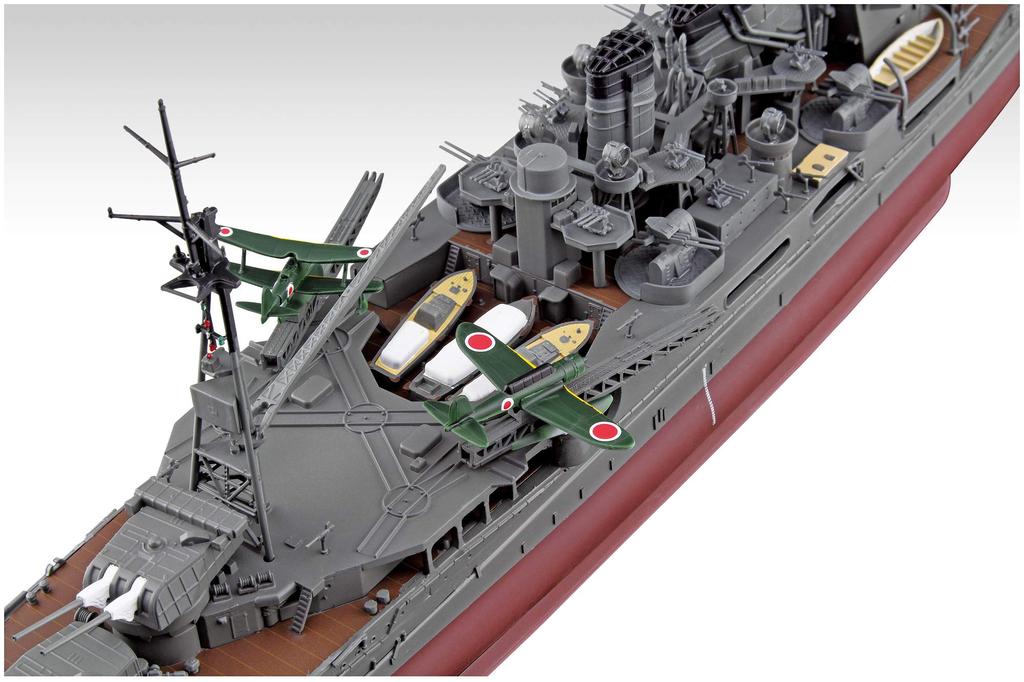 Пластиковая модель Aoshima Bunka Kyozaisha Ironclad Series Heavy Cruiser Atago Retake 1/350